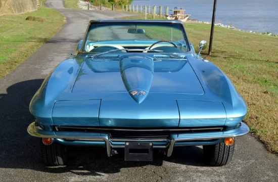 St. Bernard Catholic Church 8-17-2019 raffle - 1965 Corvette Convertible - front 