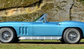 St. Bernard Catholic Church 8-17-2019 raffle - 1965 Corvette Convertible - left side top dn