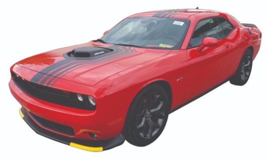 Bakerville Library 9-28-2019 raffle - 2019 Dodge Challenger RT - left front..#2 