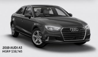 Children's Cancer Association 9-13-2019 raffle - 2019 AUDI A3 - right front