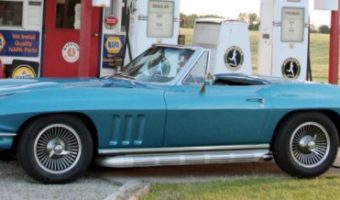 Col.Crawford Athletic Booster Club 4-18-2020 raffle - 1966 Corvette Convertible or $40,000 Cash - left side