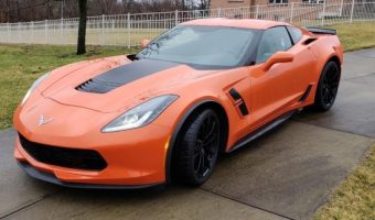 St. Cecilia 9-02-2019 raffle - 2019 Corvette Coupe 1lt or $50,000 Cash - left front.fence