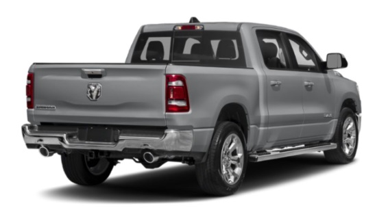 Suffield 350th Anniversary Celebration 9-08-2019 raffle - 2019 RAM 1500 Big Horn Crew Cab pick-up - right rear 