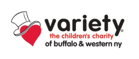 Variety—the Children’s Charity of Buffalo & WNY 9-27-2019 raffle - 1969 Ford Mustang Mach 1 428 Cobra Jet - logo white back 