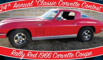 Huntingtown VFD & Rescue Squad 10-20-2019 raffle - Rally Red 1966 Corvette Coupe or $25,000 Cash - left side