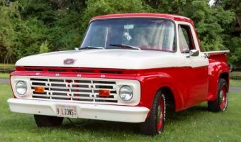 Morris Lions Club, IL. 10-13-2019 raffle - 1964 Ford F-100 step side pickup - left front