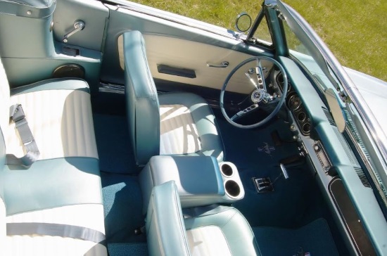 Newtown Lions Club 10-19-2019 raffle - 1966 Classic Mustang Convertible - interior 