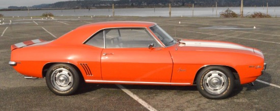 Rotary Club of Everett-Port Gardner 10-06-2019 raffle - 1969 Chevy Camaro Z 28 - right side