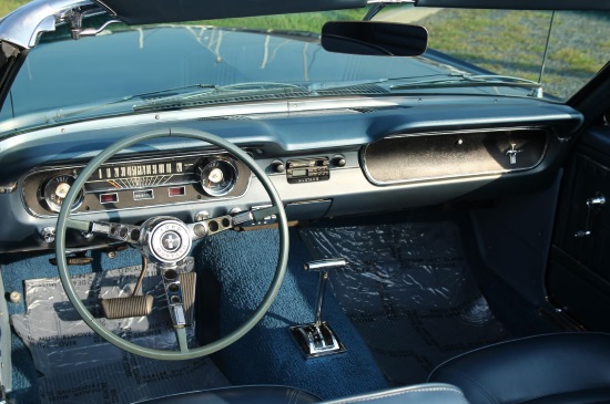 Rotary Club of St. Michaels 10-17-2019 raffle - 1965 Ford Mustang convertible in Caspian Blue - Dash #2 