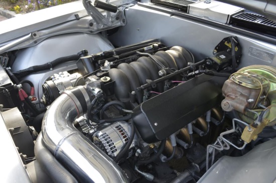 Autism Society of North Carolina 11-23-2019 drawing - Restored 1967 Chevy Camaro - engine.#3