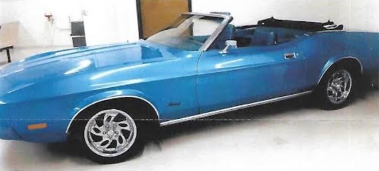 Best Friends for Life Animal Rescue Inc 11-15-2019 raffle - 1973 Ford Mustang Convertible - left side clear 