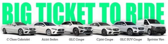 Big Brothers Big Sisters of Atlantic & Cape May Counties 11-15-2019 drawing - Choose a 2019 Mercedes-Benz C300, C-Class, GLC Coupe -SUV, A220 or Sprinter - 6 in line 