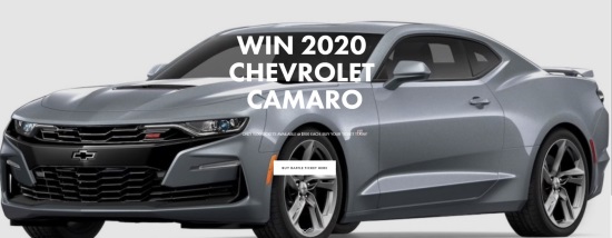 Edmond Memorial Football Foundation 11-10-2019 raffle - 2020 Chevy Camaro - 