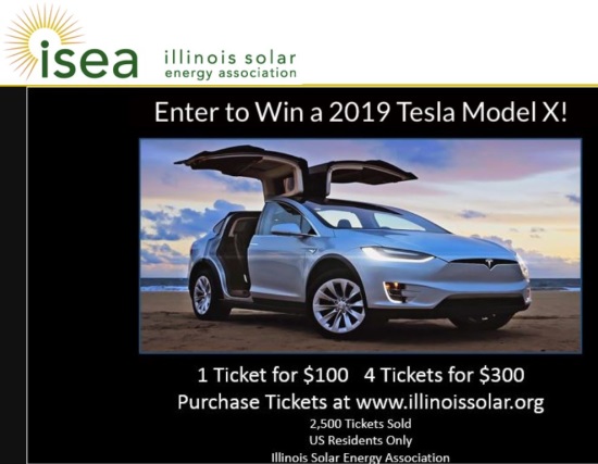 Illinois Solar Energy Association 11-18-2019 drawing - 2019 Tesla Model X - Poster 