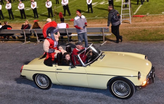 Parkland Education Foundation 11-21-2019 raffle - 1969 MGB Roadster Convertible -right side.parade 