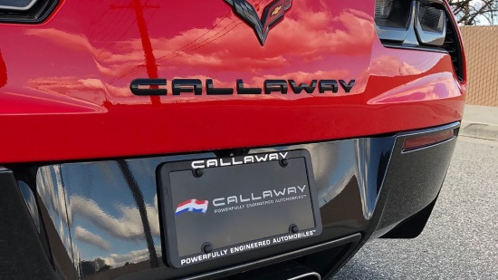 Ronald McDonald House Charities of the Central Valley 11-15-2019 Drawing - 2019 Callaway Corvette Z06 - rear 