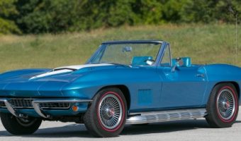 Ronald McDonald House Charities of the Central Valley 11-15-2019 drawing - 1967 Corvette Sting Ray - left front