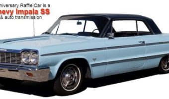 Daytona Turkey Run 12-01-2019 raffle - 1964 Chevy Impala SS - poster