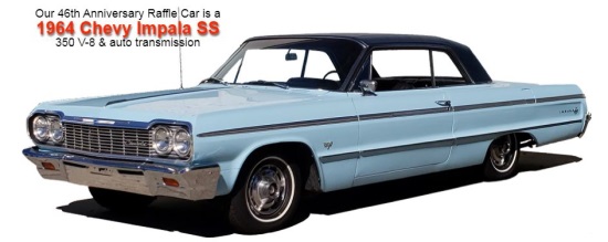 Daytona Turkey Run 12-01-2019 raffle - 1964 Chevy Impala SS - poster 