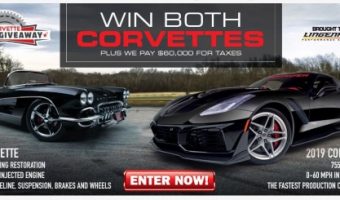 Dream Giveaway 2019 Corvette 12-31-2019 Drawing - 1961 Corvette 2019 Corvette ZR1 plus $60,000 for Taxes - Poster