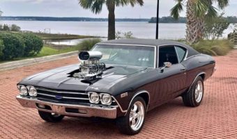 Freedom Fighter Outdoors 12-01-2019 raffle - 1969 CHEVELLE 427 - left front.trees #2