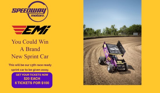 National Sprint Car Hall of Fame and Museum 12-18-2020 raffle - A Brand New 410 Sprint Car - Poster 