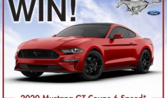 Rotary Club of Lancaster,NH 8-06-2020 raffle - 2020 Ford Mustang GT Coupe or $25,000 Cash - Poster