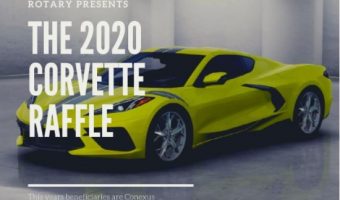 Rotary of South Richmond 3-14-2020 raffle - BUILD A NEW 2020 MID-ENGINE CHEVY CORVETTE - poster