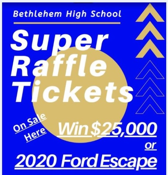 Bethlehem High School , KY 3-20-2020 raffle - 2020 Ford Escape or $25,000 Cash - Poster #2 