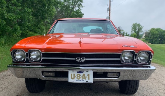 St. Luke's Catholic School 4-19-2020 raffle - 1969 Chevy Chevelle SS 396 - front 