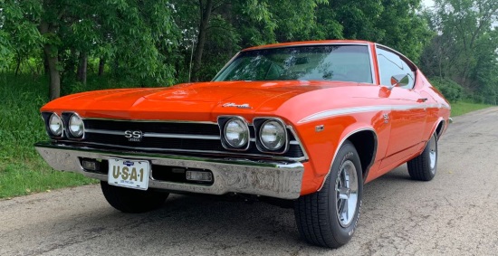 St. Luke's Catholic School 4-19-2020 raffle - 1969 Chevy Chevelle SS 396 - left front