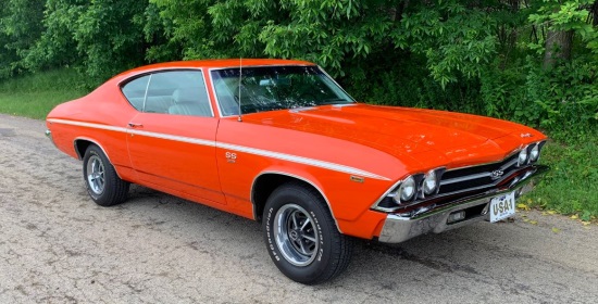 St. Luke's Catholic School 4-19-2020 raffle - 1969 Chevy Chevelle SS 396 - right front. 