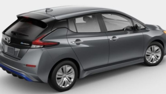 Children's Museum of New Hampshire 5-19-2020 raffle - Choose a 2020 Nissan 370Z coupe, 2020 Nissan Leaf S - or - $20,000 Cash - leaf right side 