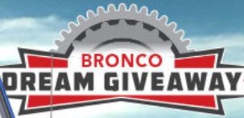 Dream Giveaway Bronco 5-26-2020 drawing - 1972 Ford Bronco plus $8,000 towards Taxes - logo.#3 