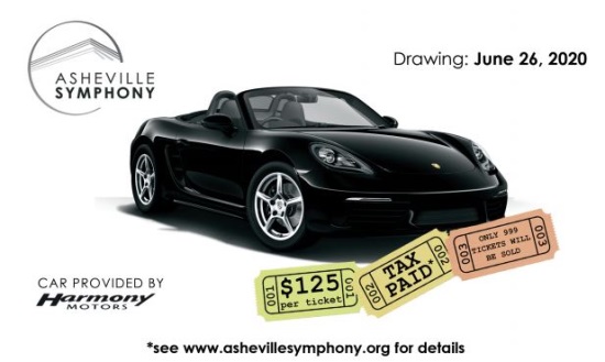 Asheville Symphony 6-26-2020 raffle - 2019 Porsche Boxster, Tax Paid - right side with tics. 