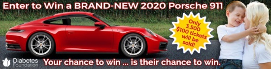 Diabetes Foundation 6-20-2020 raffle - 2020 Porsche Carrera 911 - right side mom kid 