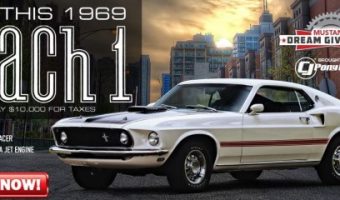 Dream Giveaway Mustang 6-30-2020 Drawing - 1969 Ford Mustang Mach 1 plus $10,000 towards taxes - Poster