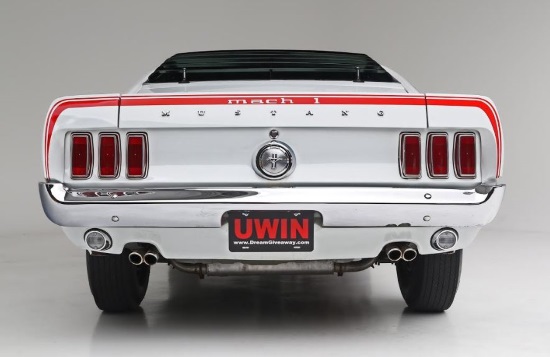 Dream Giveaway Mustang 6-30-2020 Drawing - 1969 Ford Mustang Mach 1 plus $10,000 towards taxes - rear 