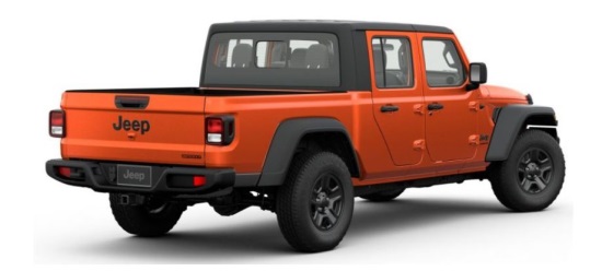 Grand Junction Symphony Orchestra 6-25-2020 raffle - 2020 Jeep Gladiator Sport 4X4 - right rear 