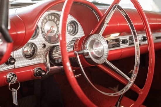 Esperanza Academy 7-04-2020 raffle - 1957 Ford Thunderbird - dash