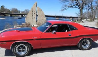 Rotary Club of Fenelon Falls 7-01-2020 Drawing - 1970 Dodge Challenger - left side.#4