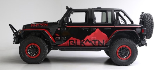 Dream Giveaway Jeep - Win a Custom BLKMTN 2019 Jeep Wrangler Rubicon plus $15,000 for Taxes - left side 