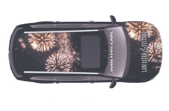 Lancaster Festival 8-01-2020 drawing - 2020 Kia Telluride or $20,000 Cash - top view right 