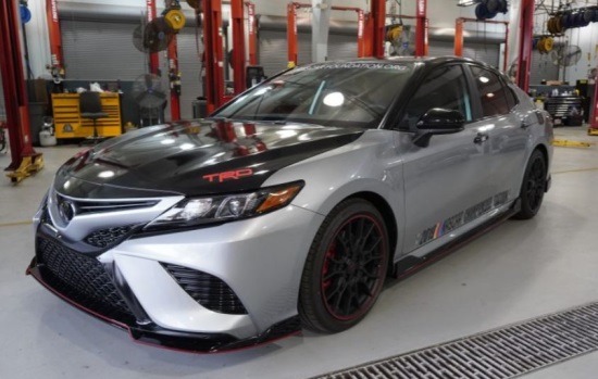NASCAR Foundation 8-15-2020 giveaway - 2019 NASCAR Championship Edition Toyota Camry - left front 