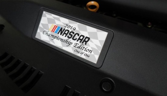 NASCAR Foundation 8-15-2020 giveaway - 2019 NASCAR Championship Edition Toyota Camry - under hood 