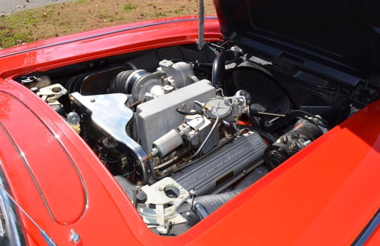 St. Bernard Catholic Church 8-15-2020 raffle - 1962 Corvette Convertible Fuelie - engine 