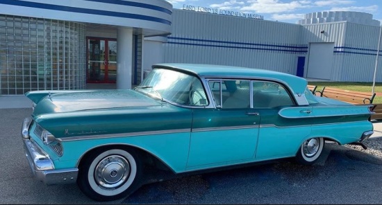 Early Ford V-8 Museum 9-05-2020 raffle - 1957 Mercury Montclair or $10,000 Cash - left side 