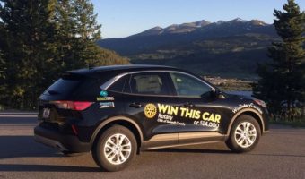 Rotary Club of Summit County 9-26-2020 raffle - 2020 Ford Escape SE three-year lease or $14,000 Cash - right rear