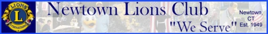 Newtown Lions Club 10-19-2019 raffle - 1966 Classic Mustang Convertible - logo