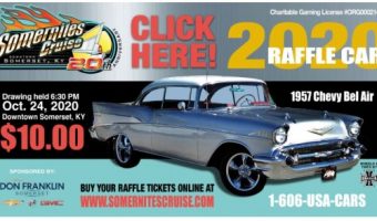 Somernites Cruise 10-24-2020 raffle - 1957 Chevy Bel Air Hardtop - Flyer